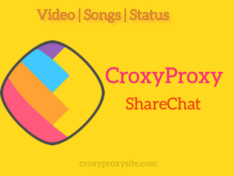 CroxyProxy Sharechat